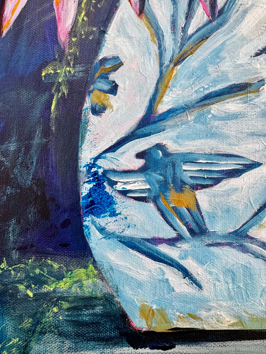 They Refused to Behave bird vase detail